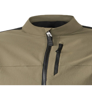 Chaqueta Softshell Ligera y Transpirable Unisex al por Mayor, Chaqueta Impermeable Tipo Parka para Exteriores con Cuello Alto y Logotipo Frontal - Product Image 6