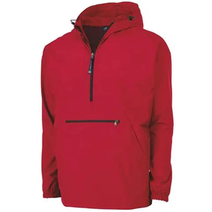 Veste coupe-vent longue à capuche en toile pour hommes personnalisée OEM hiver imperméable réversible respirant Logo de style de rue pour l'extérieur - Product Image 6