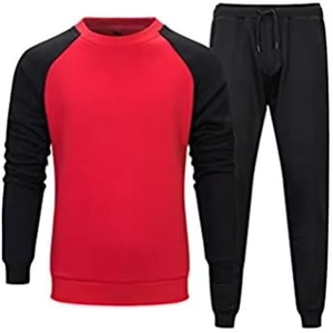 Survêtement en polaire épaisse 100% coton vierge personnalisé pour homme Pantalon de survêtement à fermeture éclair Ensembles de jogging Fabricant de survêtements solides - Product Image 3