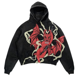 Wholesale <b>Men</b> Custom Embroidery <b>Hoodies</b> <b>Men</b> High Quality Custom Logo Streetwear <b>Men's</b> Hoodie - Product Image 5