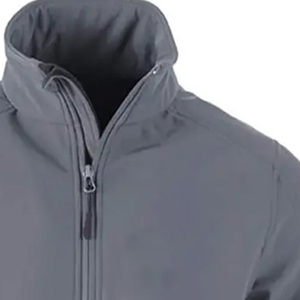 Chaquetas Softshell al aire libre ligeras personalizadas para hombres Chaqueta táctica impermeable a prueba de viento con sistema de bolsillo con cremallera completa - Product Image 5