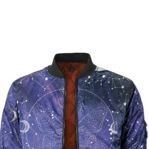 Chaqueta Bomber Sublimada para Hombre, Hecha a Medida, 100% Poliéster, Última Novedad, Chaqueta de Moda con Estampado 3D, Resistente al Viento - Product Image 3