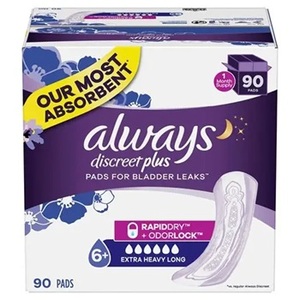 Always Discreet - Toallas Absorbentes para Incontinencia, Largas - Product Image 1