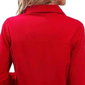 Chaqueta Vaquera Básica con Botones y Bolsillos, Precio al por Mayor, Logotipo Personalizado, Chaqueta Vaquera de Moda Urbana para Mujer - Product Image 6