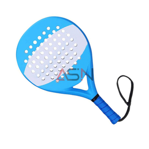 แร็กเกตเทนนิสชายหาดไม้พายไฟเบอร์กลาสแบบเรียบคาร์บอนไฟเบอร์เป็นมิตรต่อสิ่งแวดล้อม - Product Image 1