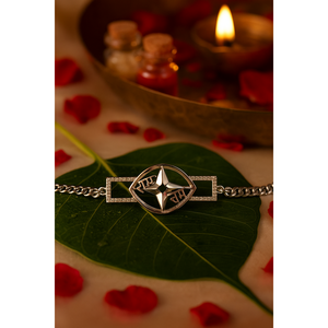 Pulsera y Brazalete de Plata de Ley con Moissanita para Hombre Ramojwala - Product Image 2