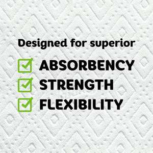 Bounty Select-A-Size Blanc Double Rouleaux Serviettes En Papier 90 Feuilles Par Rouleau 6 Compte Cuisine - Product Image 3