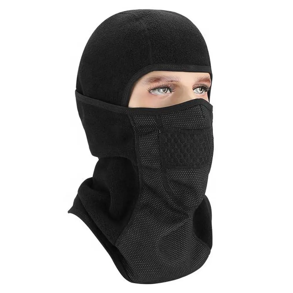 Jual promo Balaclava olahraga luar ruangan sepeda motor Balaclava untuk bersepeda grosir kualitas terbaik masker wajah berpori musim dingin