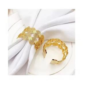 Restaurant Purpose <b>Metal</b> Napkin <b>Ring</b> <b>For</b> Dining Table Decoration And Napkin Setup - Product Image 1
