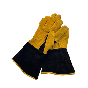 Vente en gros de gants de soudage confortables et respirants pour hommes de taille plus XL Gants de protection en cuir avec caractéristiques de confort - Product Image 1