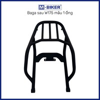 Sacoche de Selle et Sac à Casque M-Biker Thp Ng Dy Sn Tnh Authentique pour Moto Kawasaki W175, à Fixation sur Porte-Bagages Arrière ~2,2kg Fabriqué au Vietnam