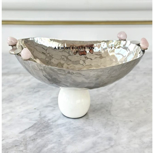 Bol de table de qualité supérieure, centre de table décoratif, bol à fruits, nouvelle forme élégante, bol de service en métal pour aliments - Product Image 3