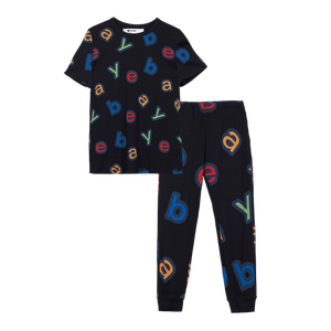 2-Piece Interlock Cotton Pajama Set <b>Women</b> XL Breathable <b>Compressed</b> 260 GSM Knitted Waffle Stretch Solid Pattern Print Long - Product Image 4