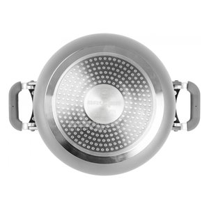 Ensemble de casseroles en céramique et aluminium FUSION 8 pièces, finition chrome satiné 0806050N, empilables, pour le camping - Product Image 5