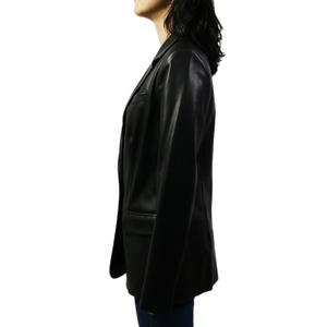 Blazer Largo de Terciopelo para Mujer, de Alta Calidad, Tejido Sólido con Botones, 2026 - Product Image 5