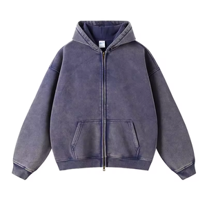 Sweat-shirt uni de qualité supérieure, délavé à l'acide, pour homme et femme, disponible en plusieurs couleurs, 100% coton, molleton, 450 g/m², respirant et à séchage rapide - Product Image 2