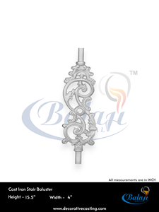 Home Use Modern Iron Railing Pillar Stair Bar Design Rust Proof Stair Pillar Balcony Balaji Metals Wholesale Supplier Custom - Product Image 3