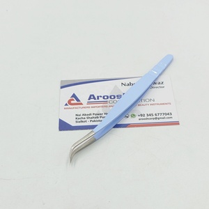 แหนบต่อขนตาสแตนเลสสีฟ้าสำหรับเด็ก - Product Image 4