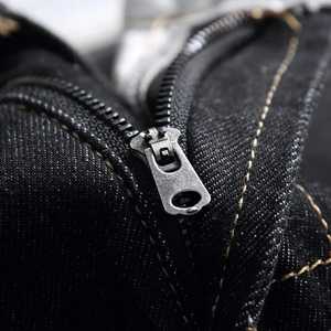 High Street Custom <b>Men's</b> 100% Cotton Casual Denim <b>Jean</b> Shorts with Plain Dyed Solid Pattern Breathable Quick Dry <b>Elastic</b> Waist - Product Image 3