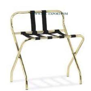 Porte-bagages grande taille en métal poli miroir pour chambre d'amis nouvelle arrivée en acier inoxydable matériel porte-bagages de luxe pour meubles - Product Image 3