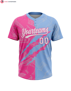 Jersey de dos botones de béisbol y softbol de alta calidad personalizado 2025, ropa de equipo Premium para todos los jugadores - Product Image 6
