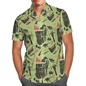 Polo Hawaiano de Poliéster para Hombre, Camisa de Lujo con Impresión 3D Personalizada, Pieza Completa, Venta Al por Mayor - Product Image 5