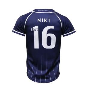 Hot Sale Custom 100% <b>Polyester</b> Raglan Baseball Jersey Breathable Plus Size Button Down <b>Shirt</b> - Product Image 6