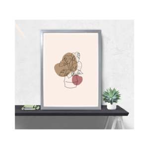 Modern A2/A4 Size Silver Photo Frame 40 X 50 cm Metal Alloy Wood Glass Material Square <b>Poster</b> Frame for Decorative Purpose - Product Image 1