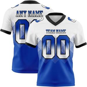 Maillot de football américain personnalisé sublimé 100% polyester respirant à manches courtes, personnalisable pour l'équipe, chemise de sport, taille plus - Product Image 6