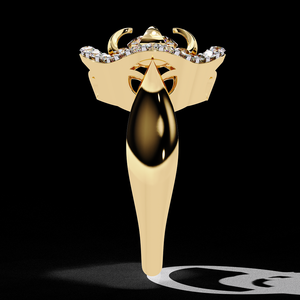 Exquisite 14K 18K Gold Lab Grown Diamond Floral Halo <b>Ring</b> VVS EF Clarity Handcrafted Fine Jewelry - Product Image 5