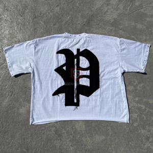 Camiseta de Manga Corta con Cuello Redondo Estampada para Hombre, Corte Regular, Diseño Casual, 100% Algodón Jersey, Marca Prosper Worldwide - Product Image 2