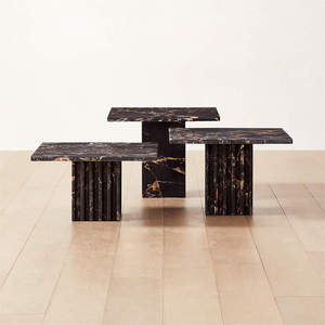 New Arrival Stone and Marble Accent <b>Tables</b> for Living Room Decor Luxury Stone and Marble Coffee <b>Tables</b> with <b>Storage</b> Stone - Product Image 6