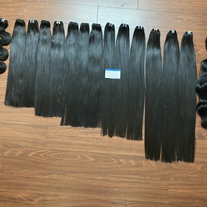 Extensiones de Cabello Humano Liso de Color Más Vendidas – Puntas Gruesas y Voluminosas, Extensiones de Cabello Virgen Directo de Fábrica, Sin Caída - Product Image 2