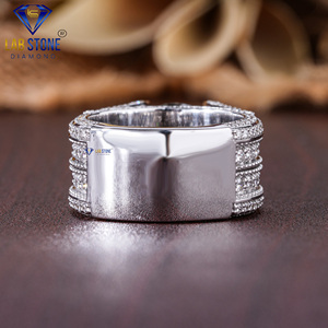 5.83 TDW Round Cut <b>Diamond</b> <b>Ring</b> white Gold man's <b>ring</b> Cvd/Hpht <b>Diamond</b> Lab Stone - Product Image 4