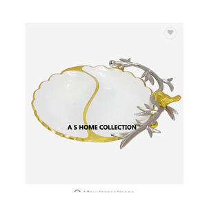 Cuencos para mezclar ensaladas decorativos chapados en oro con aislamiento térmico para servir sopa de arroz con logotipo personalizado - Product Image 4