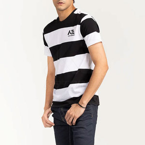 T-shirts pour hommes en coton de couleur unie, col rond, coupe classique, respirants, faible MOQ, vente en gros, nouvelle arrivée - Product Image 4