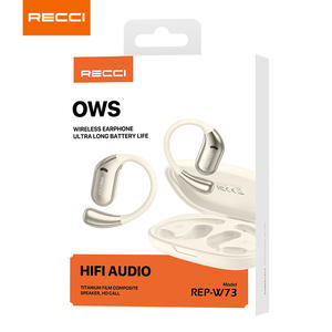 RECCI OWS açık spor kulak kulaklık İnsan biyonik tasarım kablosuz kulaklık BT V5.3 kulaklık Hifi tahribatsız ses - Product Image 6