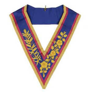 14th Degree Scottish Rite Masonic <b>Apron</b> Blue & White - Product Image 6