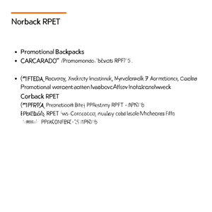 Zaino Sostenibile Norfolk in RPET Riciclato, Porta Gadget Promozionali - Product Image 3