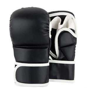 ถุงมือชกมวยสำหรับเตะชกมวยถุงมือหนังวัวคุณภาพสูงพิมพ์โลโก้ได้ตามต้องการ - Product Image 1