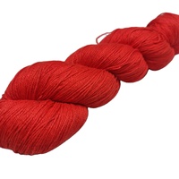 Maharaja 100% fil de soie brute de mûrier blanc Anti-Style GUN broderie tricot à la main OEM disponible pour le tissage de la soie 100%