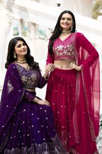 Diseño moderno para mujer indio paquistaní Lehenga Choli 5mm bordado secuencia trabajo mejor precio para Bodas de verano de alta demanda - Product Image 6