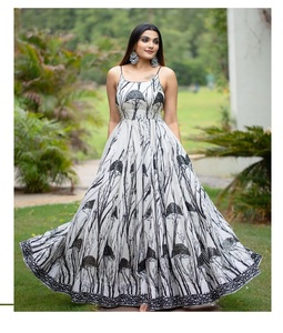 Vestido de diseñador indio para mujer, Ropa Étnica tradicional, para fiesta de boda, kurti - Product Image 1