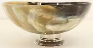 Bol en corne de buffle de haute qualité ustensiles de cuisine servant des bols en corne de boeuf avec du matériel naturel par l'artisanat en croissant - Product Image 2