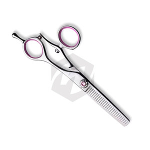 Tijeras de Peluquería Profesionales de 6 Pulgadas, Tijeras de Adelgazamiento de Acero Inoxidable con Anillo Ajustable - Product Image 3