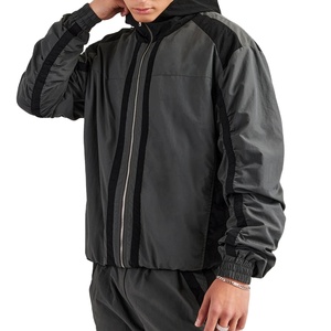 Survêtement unisexe uni à la vente chaude avec poches latérales, capuche, léger, personnalisable, fermeture éclair intégrale, survêtements aux meilleurs prix - Product Image 1