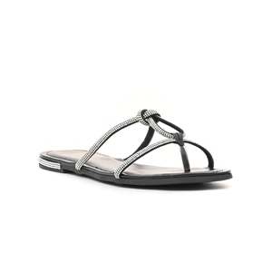 Black Fancy FN0671 Chappal For Ladies - Product Image 2