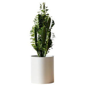 Florero de Metal hecho a mano, diseño elegante personalizado, Color blanco, decoración del hogar, maceta, precio bajo, macetas hechas a mano - Product Image 1