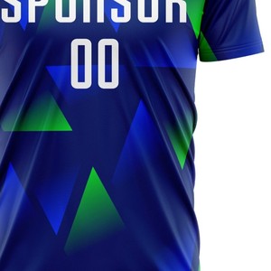 Uniforme de fútbol para hombre de alta calidad con logotipo personalizado, medias mangas, el mejor material, ropa de fútbol transpirable totalmente personalizable - Product Image 6