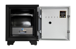 Pistola electrónica ignífuga para el hogar de acero inoxidable con cerradura digital electrónica y cerradura de combinación de llave - Product Image 2